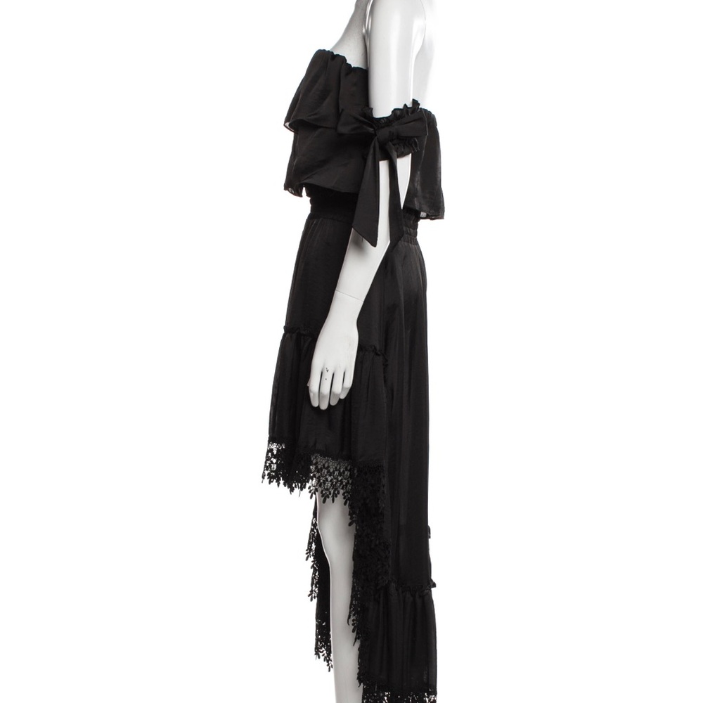 MISA Los Angeles Off-The-Shoulder High Low Dress - Picture 3 of 9